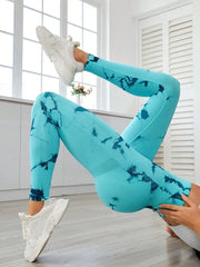 Printed High-Waist Active Leggings