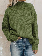 Turtleneck Long-Sleeve Sweater