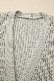 Chunky Knit Button-Down Cardigan