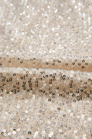 Sparkling Sequin Long-Sleeve Bodysuit