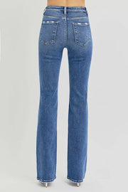 RISEN Tummy Control High-Rise Straight Jeans - Plus Size