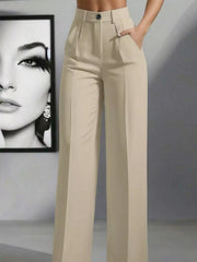 High-Waist Wide-Leg Pants