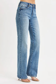 RISEN Tummy Control High-Rise Straight Jeans - Plus Size
