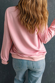 Santa Round-Neck Long-Sleeve Sweatshirt
