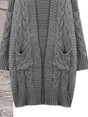 Chunky Knit Open-Front Cardigan