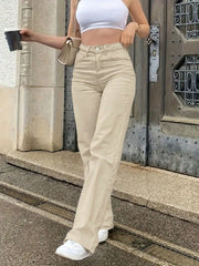 High-Waist Wide-Leg Jeans