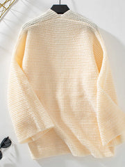 Cozy Knit Open-Front Cardigan