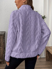 Half Zip Long-Sleeve Sweatshirt