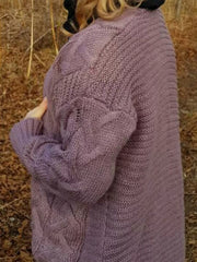 Chunky Knit Open-Front Cardigan