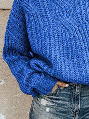 Turtleneck Long-Sleeve Sweater