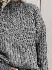 Turtleneck Long-Sleeve Sweater