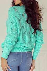 Texture V-Neck Knit Top