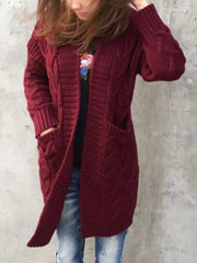 Chunky Knit Open-Front Cardigan