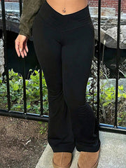 High-Waist Flare Pants