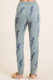 BiBi Cozy Soft Hairy Popcorn Sweater Pants