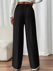 High-Waist Wide-Leg Pants - Plus Size