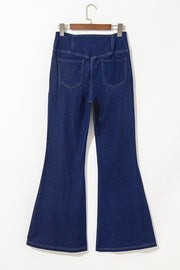 High-Waist Flare Jeans