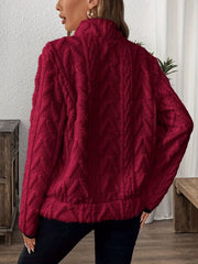 Half Zip Long-Sleeve Sweatshirt