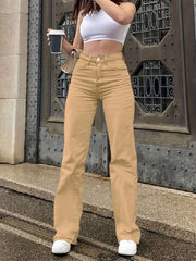 High-Waist Wide-Leg Jeans