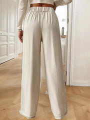 High-Waist Wide-Leg Pants - Plus Size