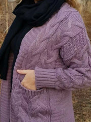 Chunky Knit Open-Front Cardigan