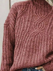 Turtleneck Long-Sleeve Sweater