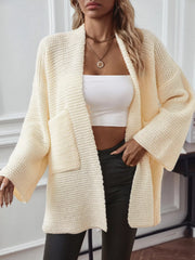 Cozy Knit Open-Front Cardigan