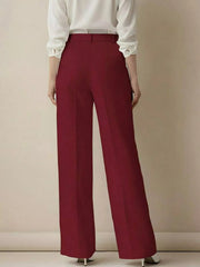 High-Waist Wide-Leg Pants