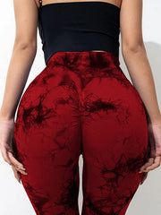 Tie-Dye High-Waist Active Leggings