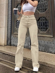 High-Waist Wide-Leg Jeans