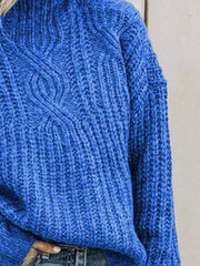 Turtleneck Long-Sleeve Sweater