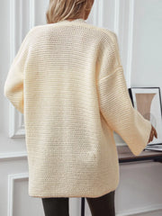 Cozy Knit Open-Front Cardigan