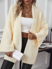 Cozy Knit Open-Front Cardigan
