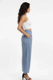 Sunday Ease High-Waist Wide-Leg Lounge Pants