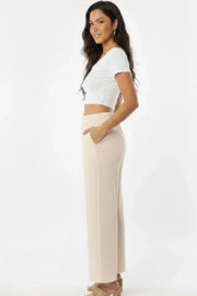 Breezy Cotton Wide-Leg Pocket Pants