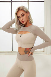 Color Block Two Piece Set