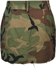 Camo Print Mini Skirt