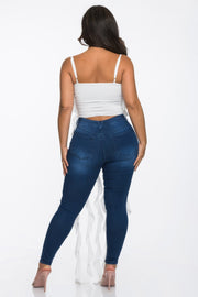 Solid Ruffle Casual Crop Top