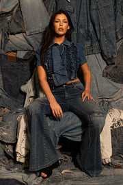 Signal Flare High-rise Panel Jeans
