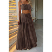 Muse Sleeveless Top and Maxi Skirt Set