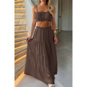 Muse Sleeveless Top and Maxi Skirt Set