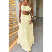 Muse Sleeveless Top and Maxi Skirt Set