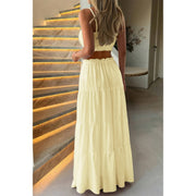 Muse Sleeveless Top and Maxi Skirt Set