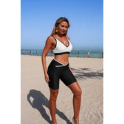 Momentum Colorblock Two-Piece Yoga Set