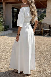 Aurelia One-Shoulder Asymmetrical Maxi Dress