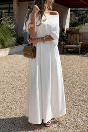 Aurelia One-Shoulder Asymmetrical Maxi Dress