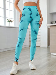 Printed High-Waist Active Leggings