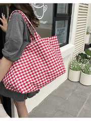 Classic Plaid Tote Bag