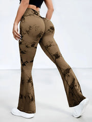 Tie-Dye High-Waist Active Leggings