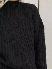 Turtleneck Long-Sleeve Sweater